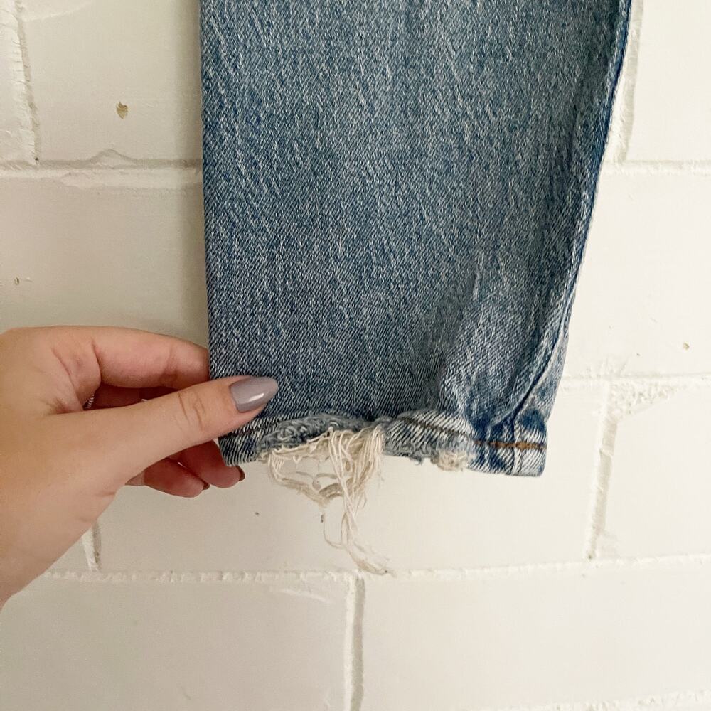 MADEWELL High Rise Skinny Crop Jeans Gleeson Wash 24 - Picture 8 of 11